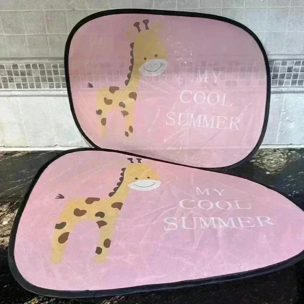 Unbranded Car Sunshade Large Pink